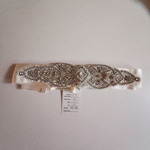 Martina Liana, 8, Ali White Jeweled Belt Sash